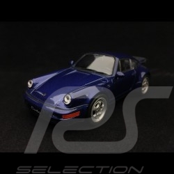 Porsche 911 Turbo type 964 1990 Spielzeug Reibung Welly blau