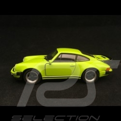 Porsche 911 Turbo 3.0 1975 jouet à friction Welly vert lumière pull back toy Spielzeug Reibung light green lichtgrün