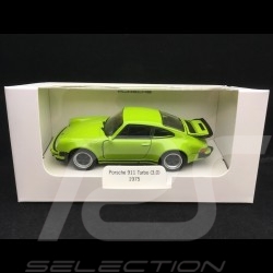 Porsche 911 Turbo 3.0 1975 pull back toy Welly light green