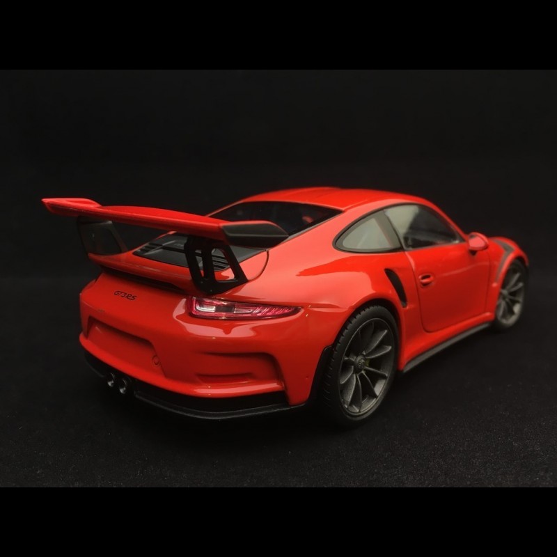 Porsche 911 type 991 GT3 RS 2016 lava orange 1/24 Welly MAP02485317