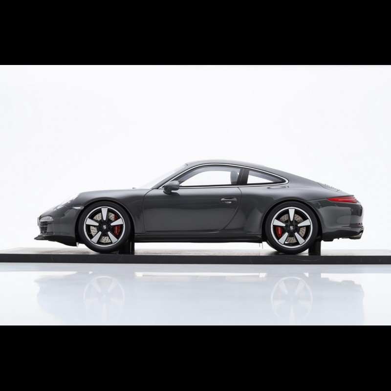 Porsche 911 type 991 50th Anniversary Edition 2013 graphite grey 1/18 Spark  18SP066