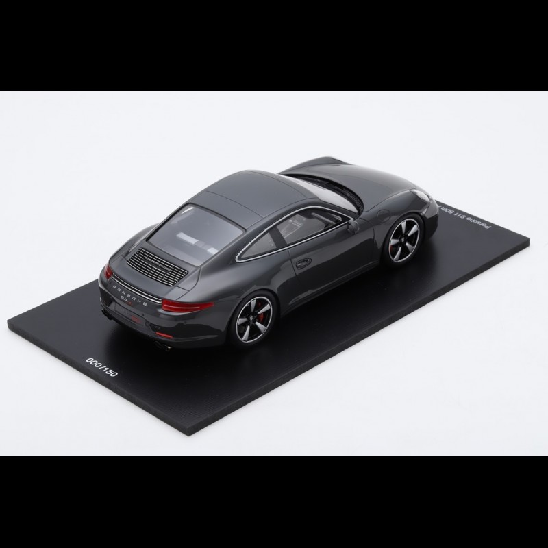 Porsche 911 type 991 50th Anniversary Edition 2013 graphite grey 1/18 Spark  18SP066