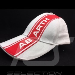 Casquette Abarth License officielle blanche white cap weiß cap