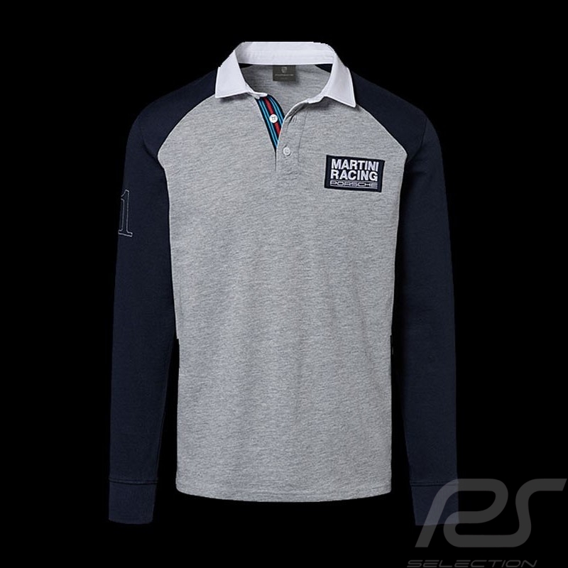 Polo Porsche Martini Collection manches longues Porsche WAP554K long sleeves lange armel 