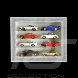 Wall showcase for 8 to 60 Porsche models scale 1/43 1/24 1/18 - Grey