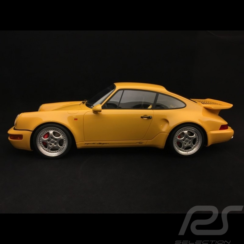 Porsche 911 type 964 Turbo S Lightweight 1992 yellow  1/12 CMR CMR12018