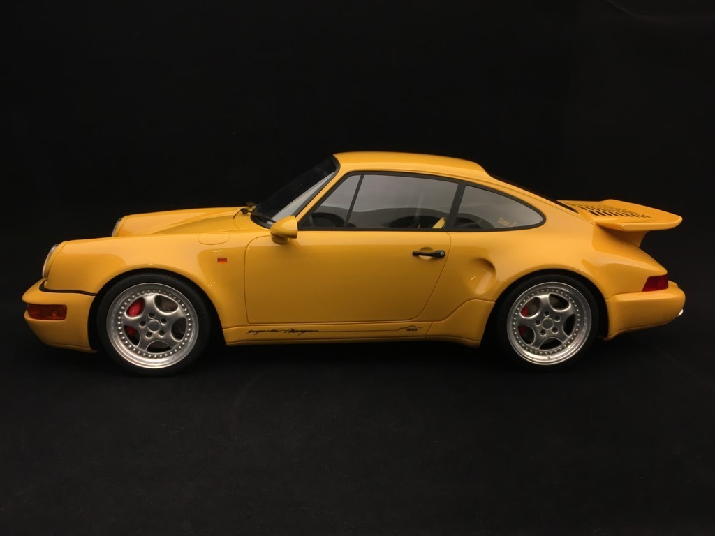 Porsche 911 Type 964 Turbo S Lightweight 1992 Yellow 1 12 Gt Spirit Cmr118 Selection Rs