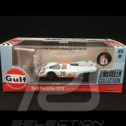 Porsche 917 K Gulf n° 20 Steve Mc Queen Le Mans 1970 1/43 Greenlight 86435
