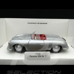 Porsche 356 n° 1 1948 silbergrau 1/24 Welly MAP02435618