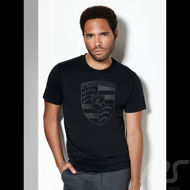 Porsche T-shirt mighty crest black 