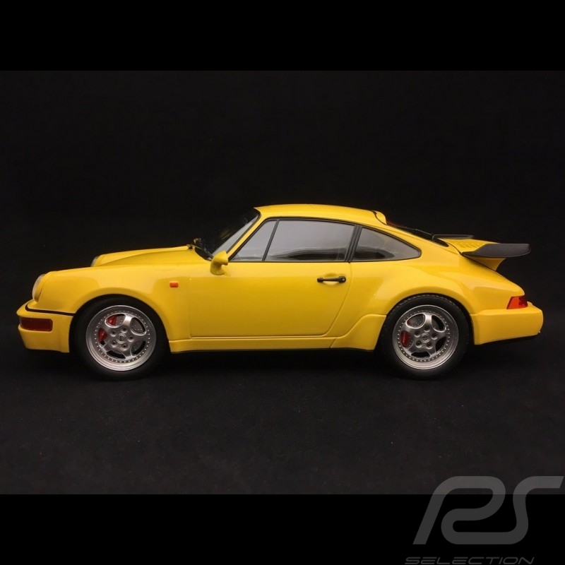 Porsche 911 type 964 Turbo 1990 speedgelb 1/18 Minichamps 155069100