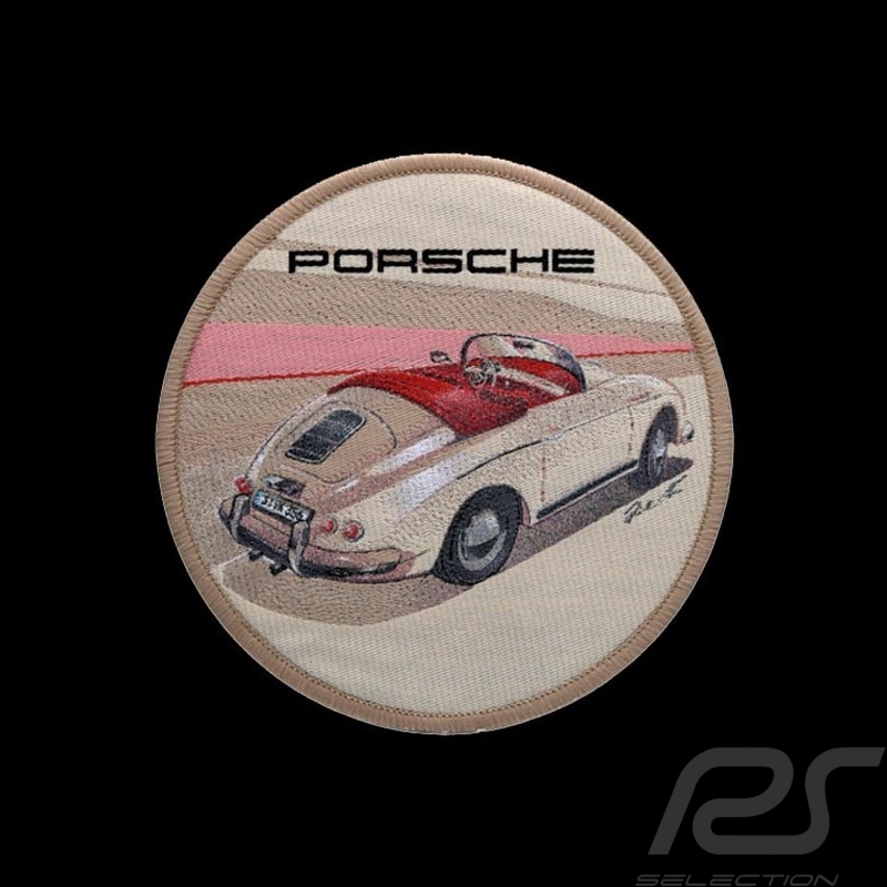Badge Porsche 356 autocollant original Patch à repasser Porsche Design WAX04000001 iron-on patch Aufbügel patch