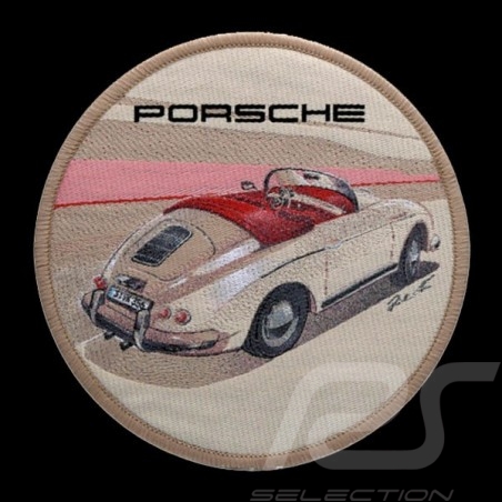 Badge Porsche 356 autocollant original Patch à repasser Porsche Design WAX04000001 iron-on patch Aufbügel patch