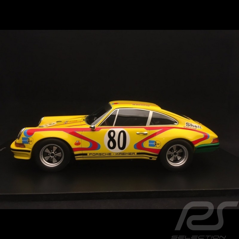 Porsche 911 S 2.5 24h Le Mans 1972 n° 80 Kremer 1/18 Spark