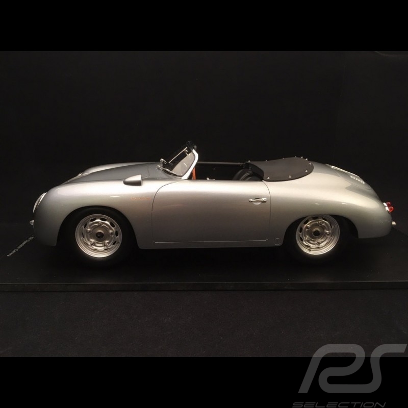 Porsche 356 Speedster Carrera 1956 silver grey 1/12 Spark 12S004