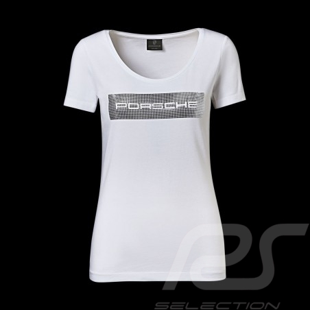 Porsche T-shirt Essential Collection white / silver Porsche WAP825 - Women