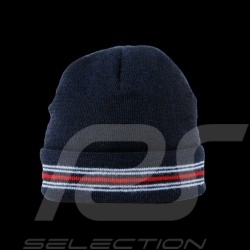 Martini Racing Lapel Beanie wool Navy blue One size
