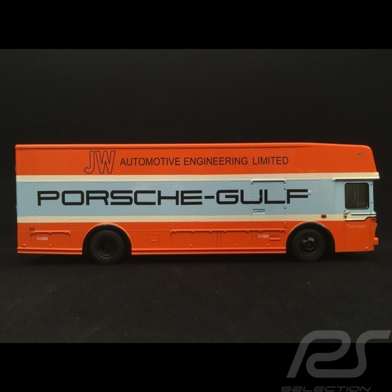 Mercedes O317 Truck Car Transporter Porsche Gulf 1968 SCHUCO 1:43 450372800 Mode 