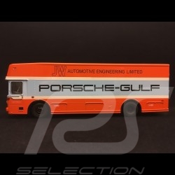 Mercedes 0317 camion Porsche transporteur Gulf 1/43 Schuco 450372800  truck carrier lkw koffer