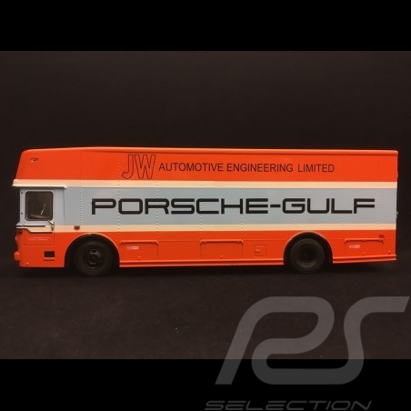 Mercedes 0317 camion Porsche transporteur Gulf 1/43 Schuco 450372800  truck carrier lkw koffer