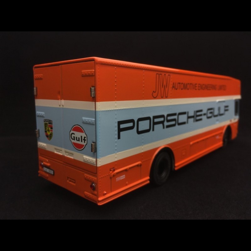 Schuco 1/43 Mercedes Transporter 0317 Porsche Gulf - État Neuf