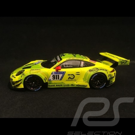 Porsche 911 type 991 GT3 R Sieger Nürburgring 2018 n° 911 Manthey racing 1/43 Spark SG421