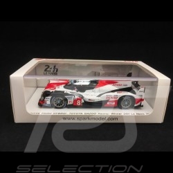 Toyota TS050 Hybrid Sieger 24h du Mans 2018 n° 8 Gazoo Racing 1/43 Spark 43LM18