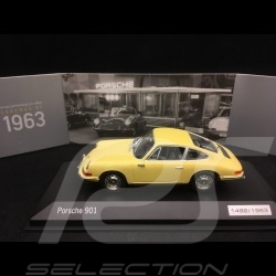Porsche 901 Coupé 1963 yellow 1/43 Minichamps WAP0209110H