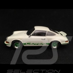 Porsche 911 Carrera RS 2.7 1973 blanc / vert 1/43 Schuco 450361600