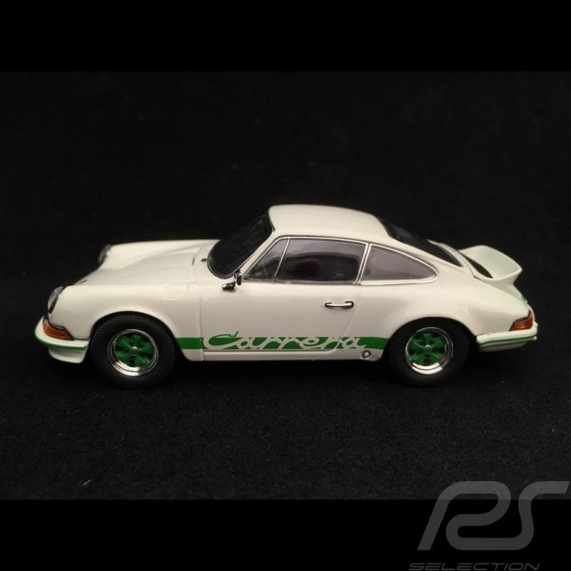 Porsche 911 Carrera RS 2.7 1973 blanc / vert 1/43 Schuco 450361600