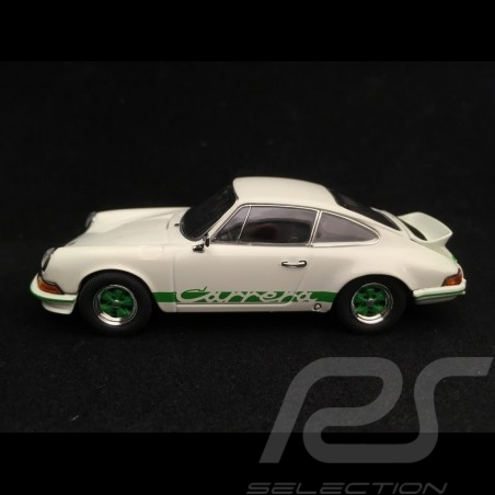 Porsche 911 Carrera RS 2.7 1973 blanc / vert 1/43 Schuco 450361600