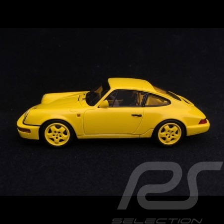 Porsche 911 type 964 RS Club Sport 1992 Speed yellow 1/43 Spark S2087