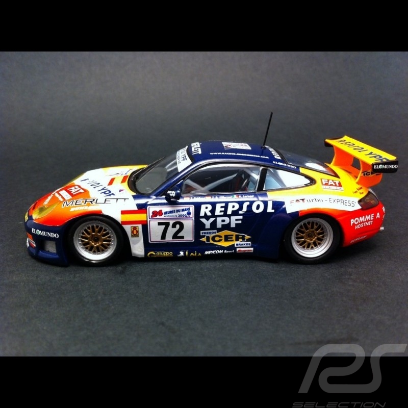 Porsche 911 type 996 GT3 R Le Mans 2000 n° 72 1/43 Minichamps 430006972