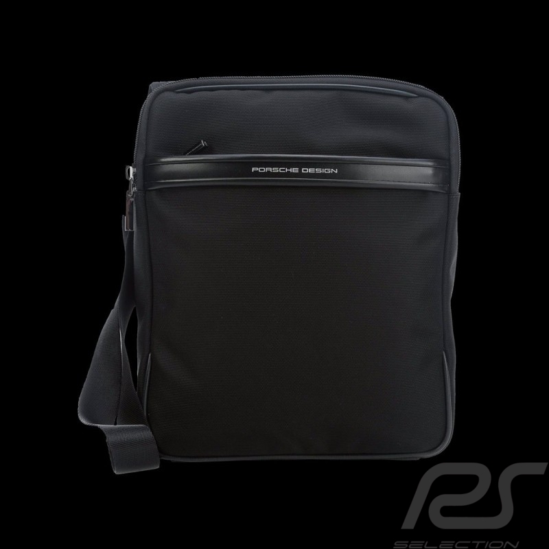 Sac Porsche Sacoche à bandoulière nylon noir Lane SVZ Porsche Design 4090002573 Shoulder bag Umhängetasche 
