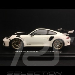 Porsche 911 GT3 RS type 991 phase II Pack Weissach 2018 blanc / noir 1/18 Spark WAP0211690K