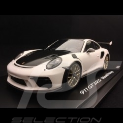 Porsche 911 GT3 RS type 991 Mark II Pack Weissach 2018 weiß / schwarz 1/18 Spark WAP0211690K