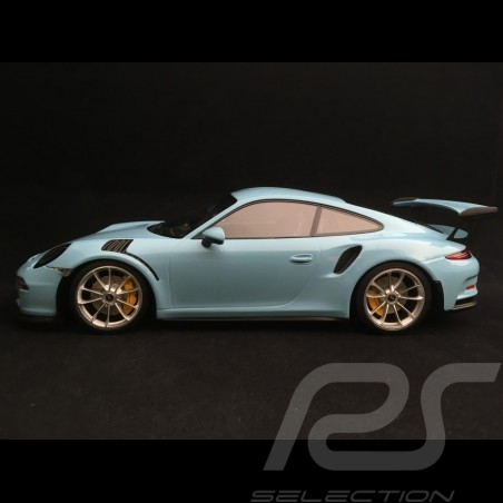 Porsche 911 GT3 RS type 991 Mk1 2015 Gulf blue 1/18 Minichamps 153066235