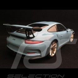 Porsche 911 GT3 RS type 991 Mk1 2015 Gulf blue 1/18 Minichamps 153066235