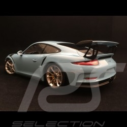 Porsche 911 GT3 RS type 991 phase 1 2015 bleu Gulf 1/18 Minichamps 153066235