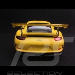 Porsche 911 type 991 GT3 RS 2015 jaune / argent 1/18 Minichamps 153066231