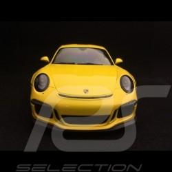 Porsche 911 type 991 GT3 RS 2015 yellow / silver 1/18 Minichamps 153066231