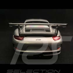 Porsche 911 type 991 GT3 RS 2015 silver / black 1/18 Minichamps 153066232