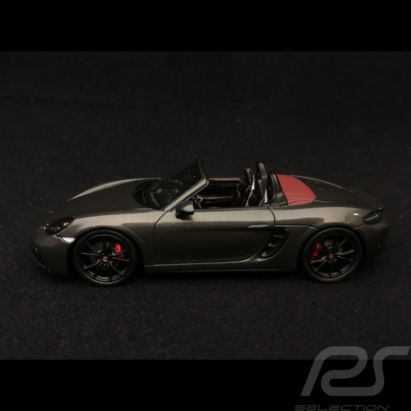 Porsche 718 Boxster GTS type 982 2018 gris quartz 1/43 Spark S7619 grey grau