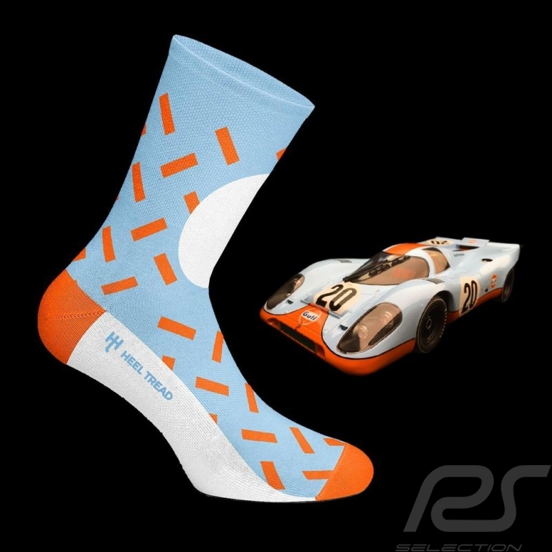 Gulf JWA Socken blau / orange / weiß - Unisex