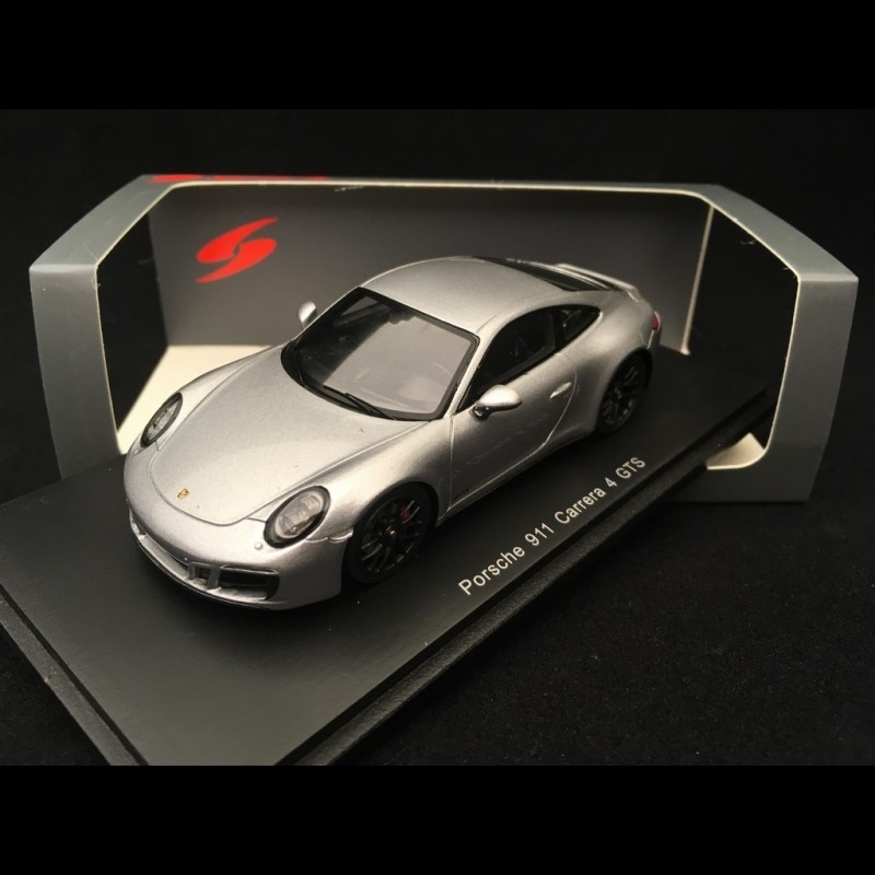 Porsche 911 Carrera 4 GTS type 991 Mk II 2017 silver grey 1/43