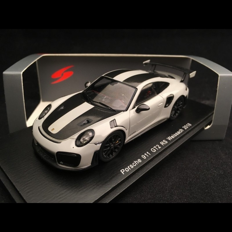 Porsche 911 GT2 RS type 991 Weissach Package chalk grey / black 1/43 ...