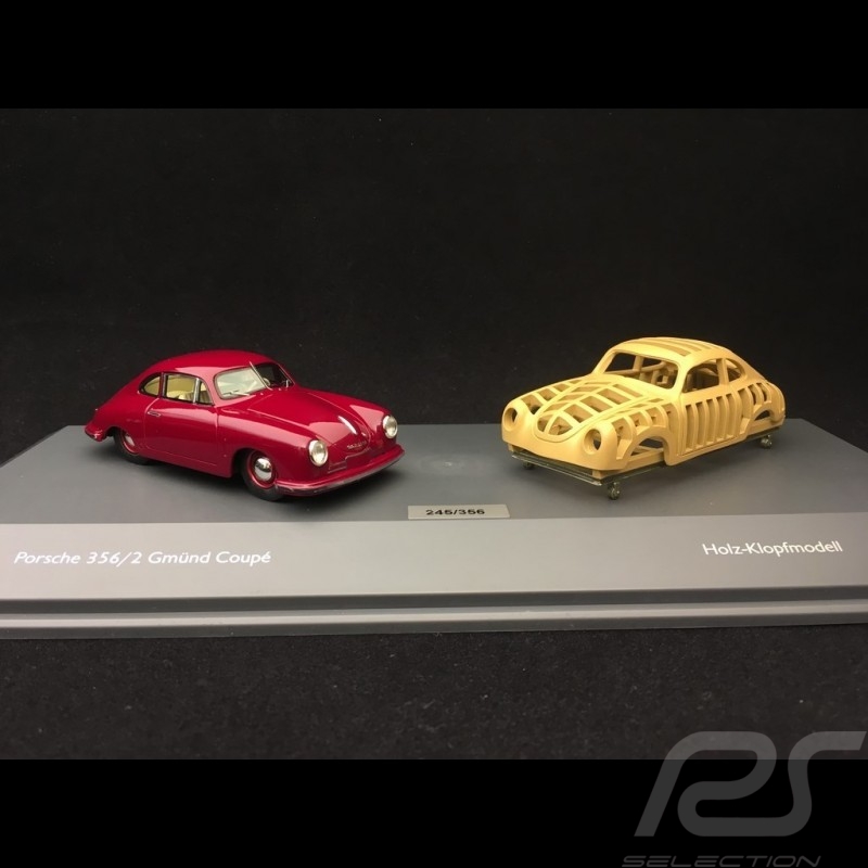 Set Porsche Historique History 356 Gmünd n° 45/52 rouge 1/43 Schuco 7563