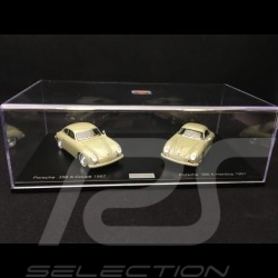 Set Porsche History 356 A Coupé / 356 A Hardtop 1957 steingrau 1/43 Spark HPTRMOD01