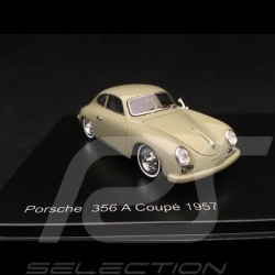 Set Porsche Historique 356 A Coupé / 356 A Hardtop 1957 gris pierre 1/43 Spark HPTRMOD01