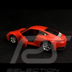 Porsche 911 type 992 Carrera 4S Coupe  1/43 Maisto WAP0200270K Lava orange fusion à friction pullback toy spielzeug
